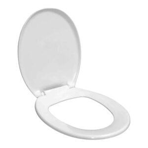 Asiento tapa inodoro UDG PVC oval blanco
