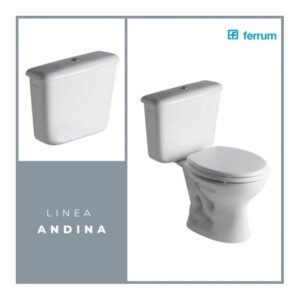 Inodoro Andina largo con depósito