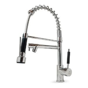 Monocomando de mesada para cocina Aqualaf con rociador